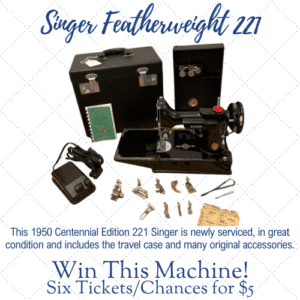 1950 Centennial Singer 221 Opportunity Raffle