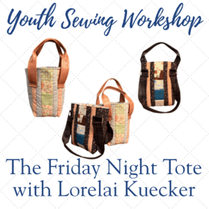 Youth Sewing Workshop June 12th at the OPQG Show