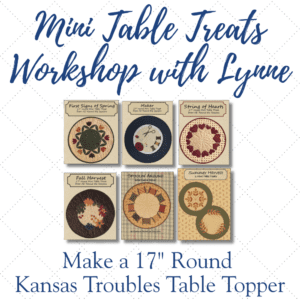 Mini Table Treats Sewing Workshop on June 11th