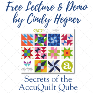 Secrets of the AccuQuilt Qube June 13th at the OPQG Show